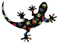 lizard applique