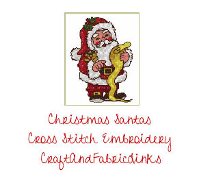 Santa Cross Stitch Pattern