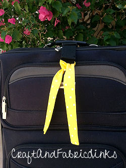 suitcase tag free sewing pattern