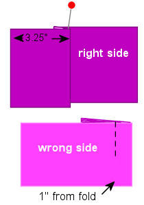 create pleat