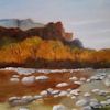 Arizona Salt River oil painting