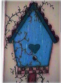 birdhouse paint pattern