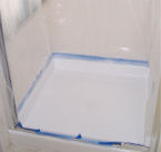 refinish shower pan