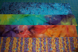 stitched rows