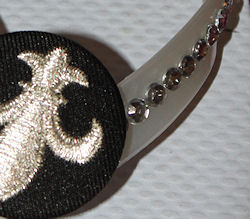 designer bling flip flops