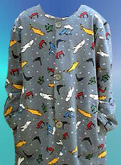 make a robe from a sweatshirt pattern