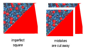 imperfect square is cut to perfect square