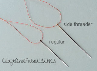 Sench side thread needles