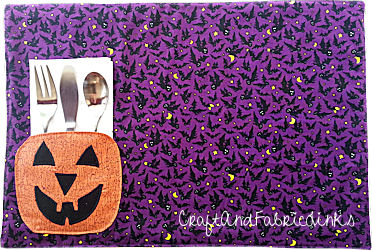 pumpkin pocket placemat pattern
