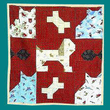 puppy and cats quilt