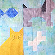 puppy and cat quilt