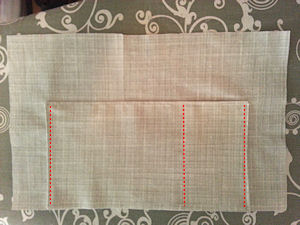 purse lining with pocket