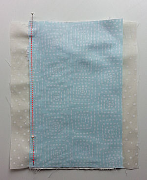 stitch purse front panels