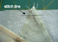 stitching quilt point