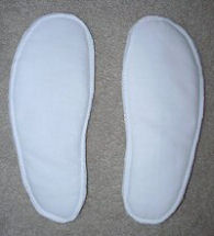 insulated shoe insert pattern