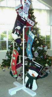 Christmas stocking stand