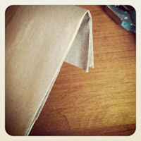 fold bag top