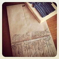 stamped bag