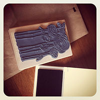 ink pad and stamp