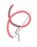 couching stitch