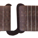 stitch hook in place
