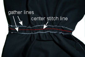 stitch center line