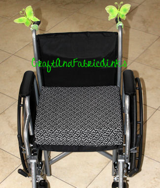 Wheelchair Seat Cushion Cover Free Sewing Pattern