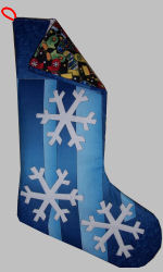 finished Christmas stocking