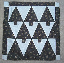 Christmas tree quilt pattern