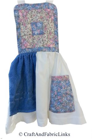 quilt block apron sewing pattern