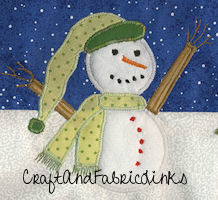 snowman applique pattern