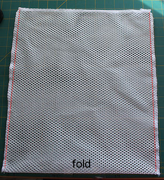 stitch mesh bag