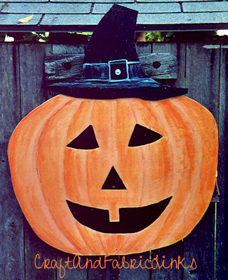 Free Painted Wood Pumpkin Pattern For Yard