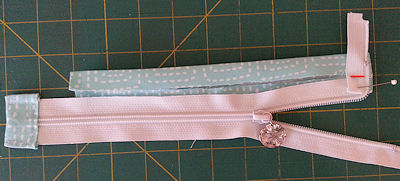 create side casings for zipper