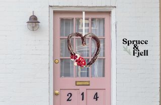 natural branch heart valentine wreath