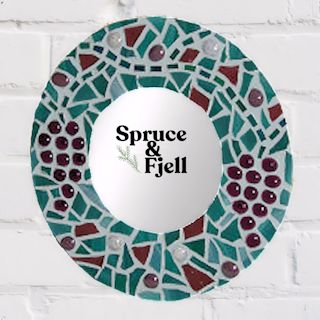 DIY mosaic mirror