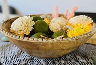 wood bowl centerpiece project