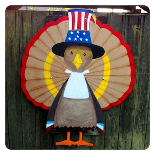 wood turkey pattern for yard decor