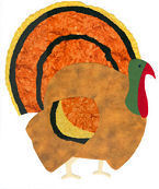 turkey applique