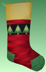 Free Pattern and Directions to Sew a Christmas Stocking - Cutting